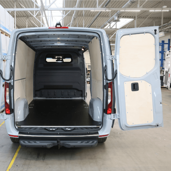 Habillage bois brut parois Opel Vivaro 2019+ Double Cabine - photo générique