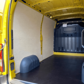 Habillage bois brut parois Ford Transit Custom 2012-2023 Double Cabine - photo générique