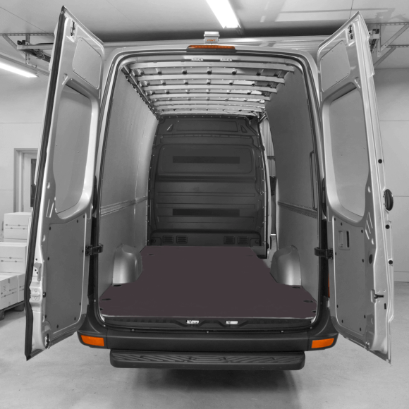 Habillage polypro & bois - Mercedes Sprinter - kit complet plancher contreplaqué + parois polypro