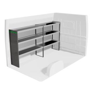 Aménagement pour Renault Trafic  2024+ (gauche) vue de face