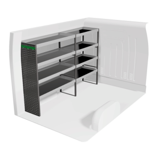 Aménagement pour Mercedes Sprinter II - 2006-2018 (gauche) vue de face