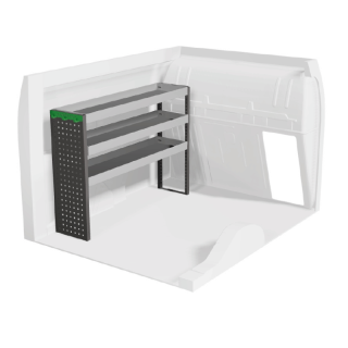 Aménagement pour Mercedes Citan 2012-2021 (gauche) vue de face Aménagement pour Mercedes Citan 2012-2021 (gauche) vue de face