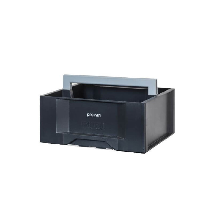 Mallette de rangement pour étagère métal pour utilitaire