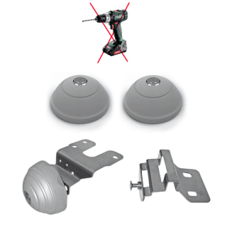 Serrure sans perçage pour Ford Custom 2023+