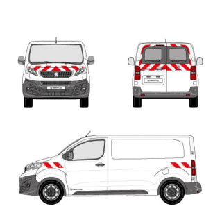 Kit de balisage - Peugeot Expert avec portes battantes