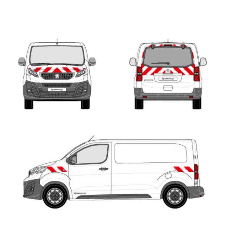Kit de balisage - Peugeot Expert avec portes hayon