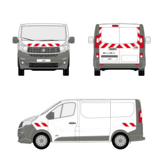 Kit de balisage - Fiat Talento avec portes battantes