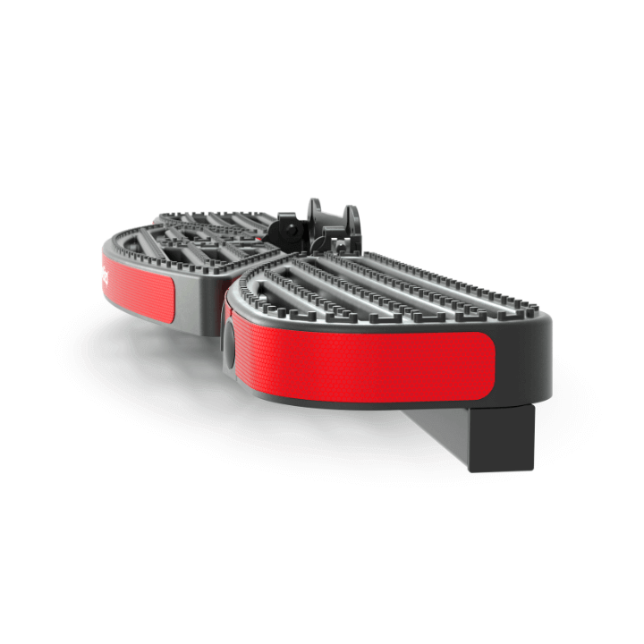 Marchepied TwoStep amovible vue coté pour Ford Custom 2023+