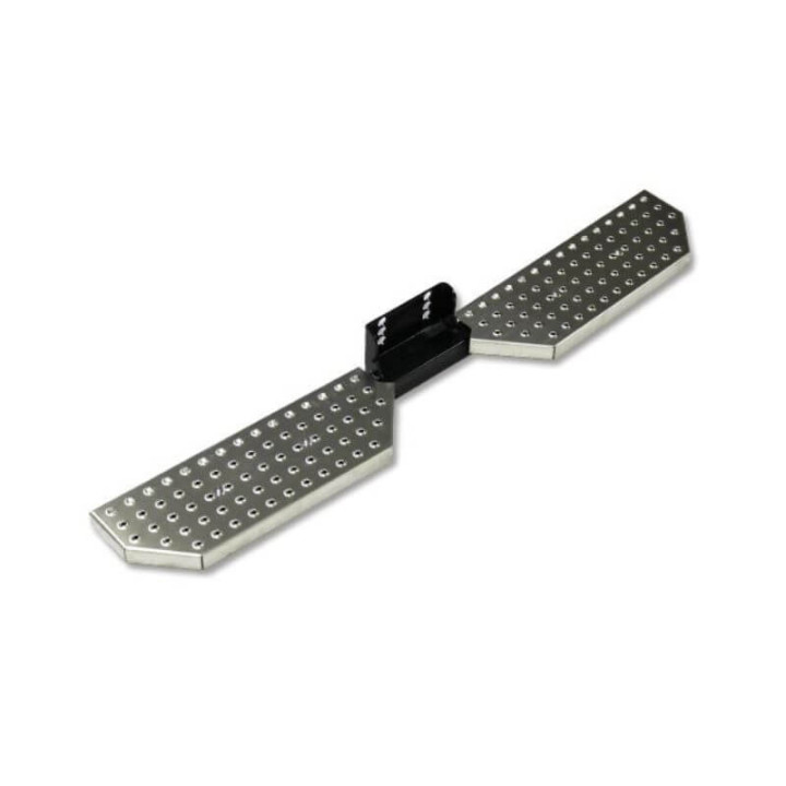 Marchepied Towhook universel en inox pour utilitaire avec attelage, vue produit