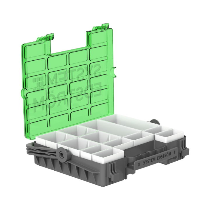 Mallette de rangement Edstrom - ouverte
