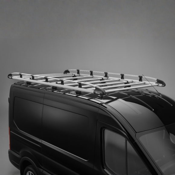 Galerie de toit aluminium gris pour Toyota Proace 2013-2016 - photo générique non contractuelle