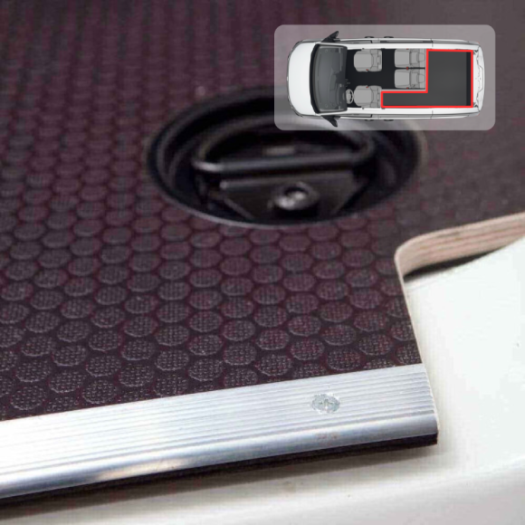 Plancher bois Volkswagen T7 2025+ ProCab en L Plancher bois Volkswagen T7 2025+ ProCab en L