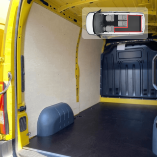 Habillage bois parois Volkswagen T7 2025+ ProCab en L - photo générique