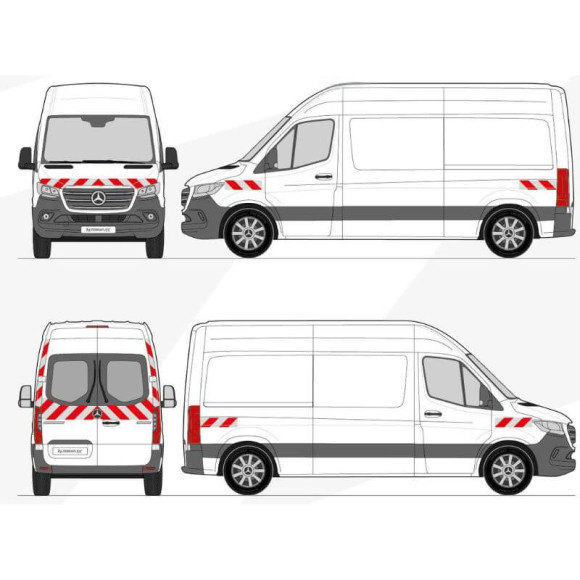 Kit de balisage pour Mercedes Sprinter 2018+
