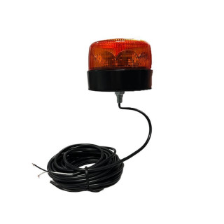 Gyrophare LED orange rotatif - fixation 1 point