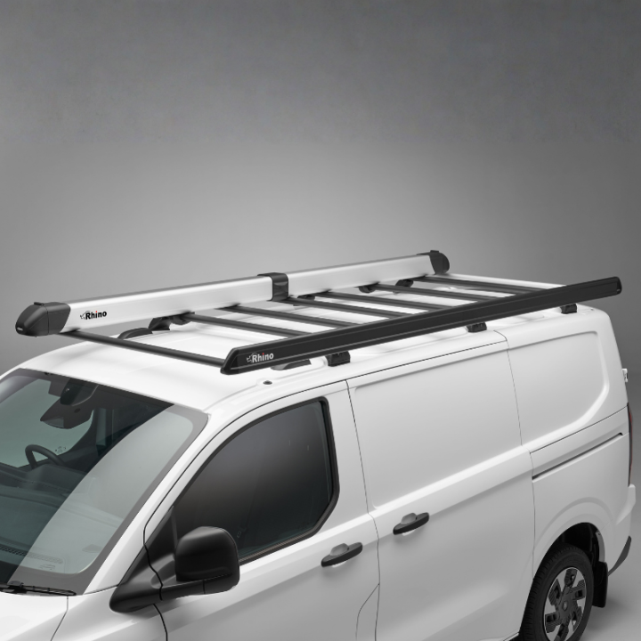 Porte tube Aluminium Rhino sur galerie noire