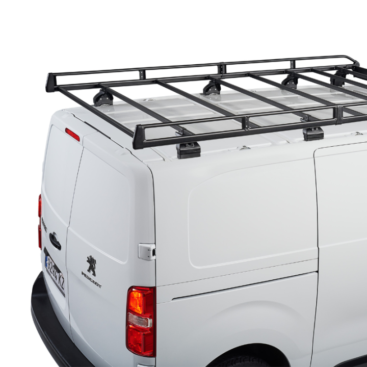Galerie acier Cruz Volkswagen Crafter 2017+ vue de derrière -photo non contractuelle