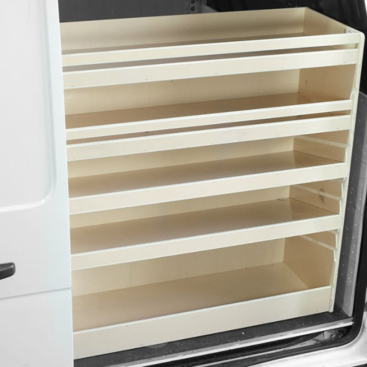 Casier bois utilitaire universel pour Toyota Proace 2016+ - Longueur 1160/1410 mm