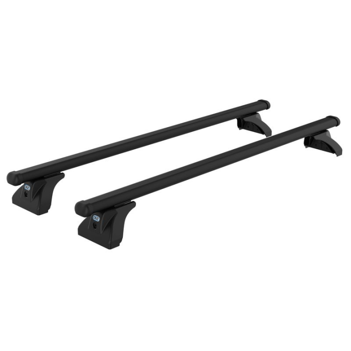 X2 Barres de toit acier Cruz Cargo pour Dacia Dokker Van 2012-2021