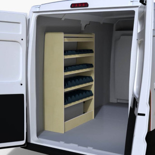 Aménagement bois Renault Master 2010-2024 P400mm avec bacs