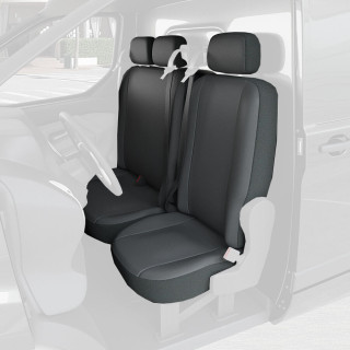 Housses de siège en simili cuir pour Peugeot Expert 2007-2016 (image non contractuelle)