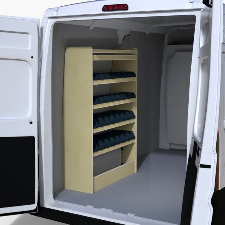 Aménagement bois Nissan NV400 2010-2021 P400mm avec bacs