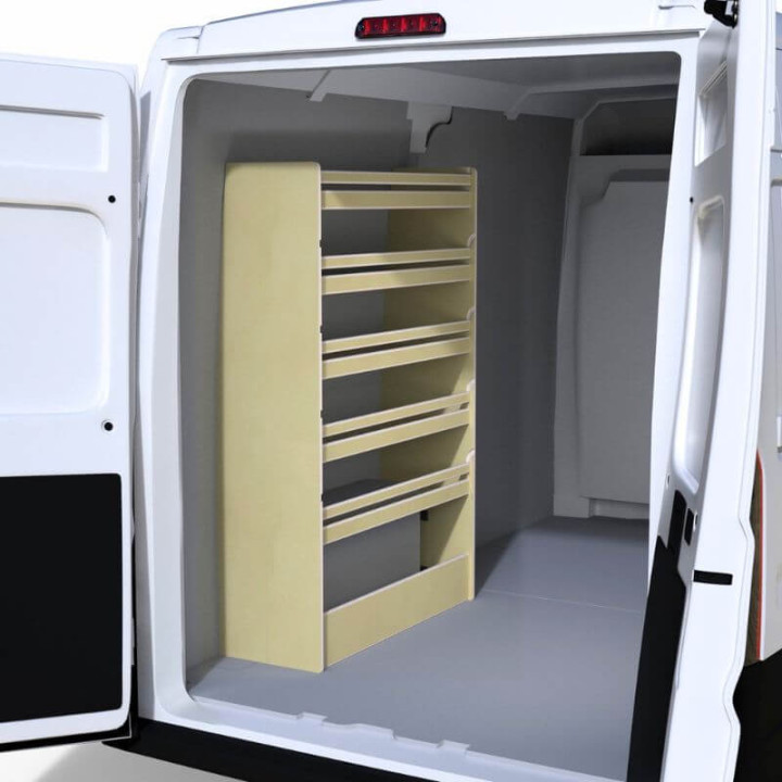 Aménagement bois Nissan NV400 2010-2021 avec casier