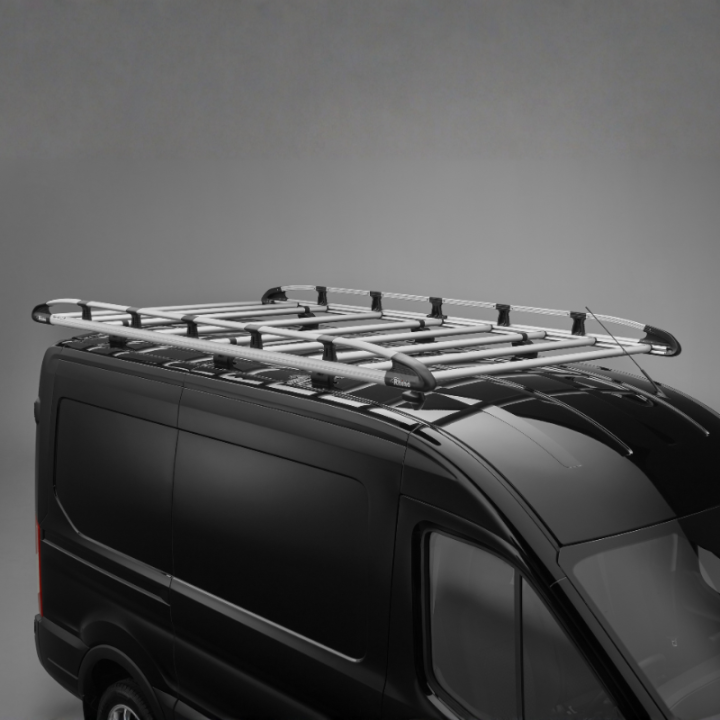 Galerie de toit aluminium gris pour Peugeot e-Partner 2021+ - photo générique non contractuelle