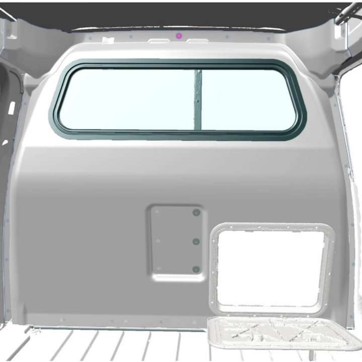Cloison de séparation avec option trappe de visite - Renault Kangoo Van E-Tech 2022+