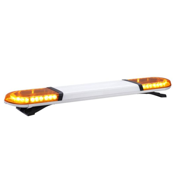 Rampe lumineuse LED extra-plate orange 1494 mm, 42 LED, homologuée ECE R65 Classe 2