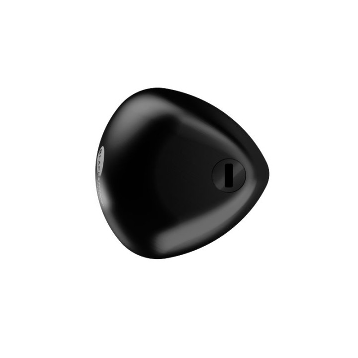 Serrure antivol utilitaire Daken Blackstone Combo double noire, vue de face