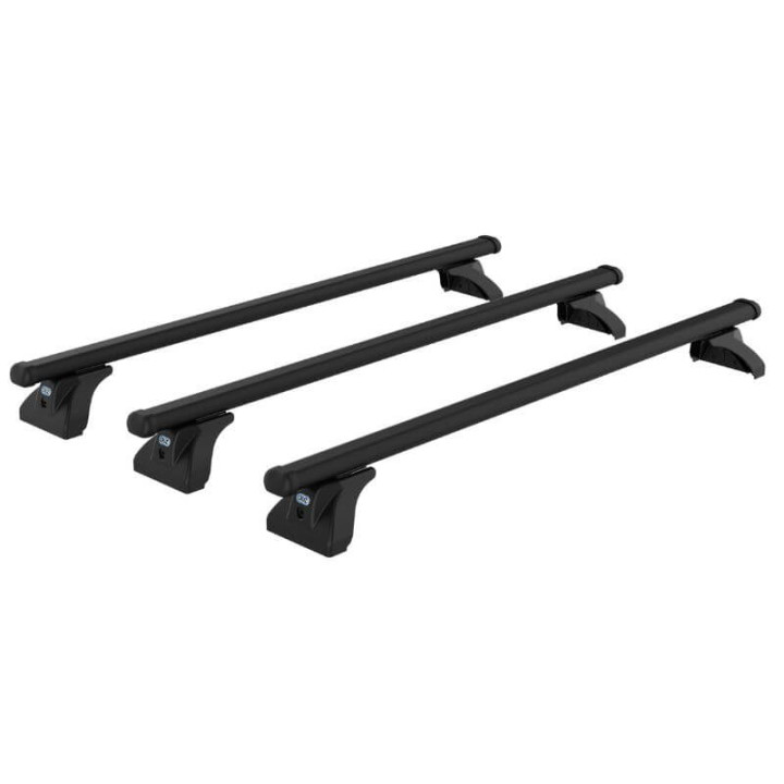 x3 Barres de toit acier Cruz Cargo pour Volkswagen e-Transporter 2025+