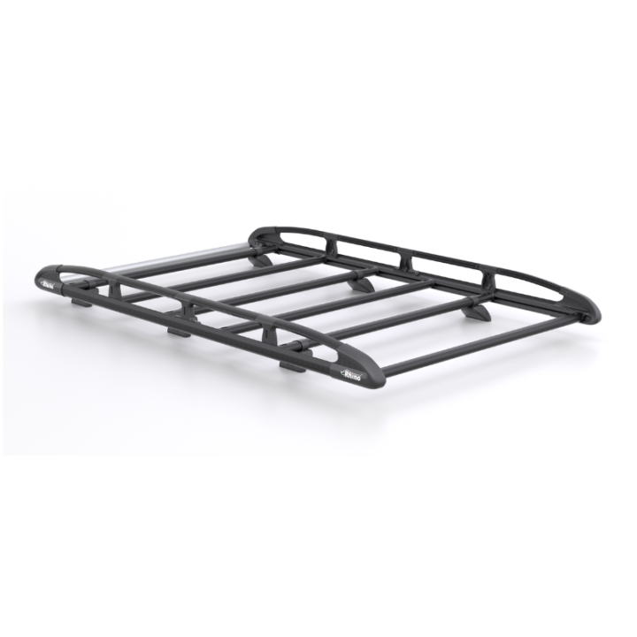 Galerie de toit aluminium noir pour Volkswagen e-Transporter 2025+ - photo générique non contractuelle