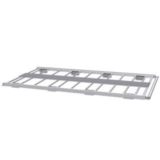 Galerie aluminium pour Opel Movano 2022+. Galerie plate idéale pour parkings Galerie aluminium pour Opel Movano 2022+. Galerie plate idéale pour parkings