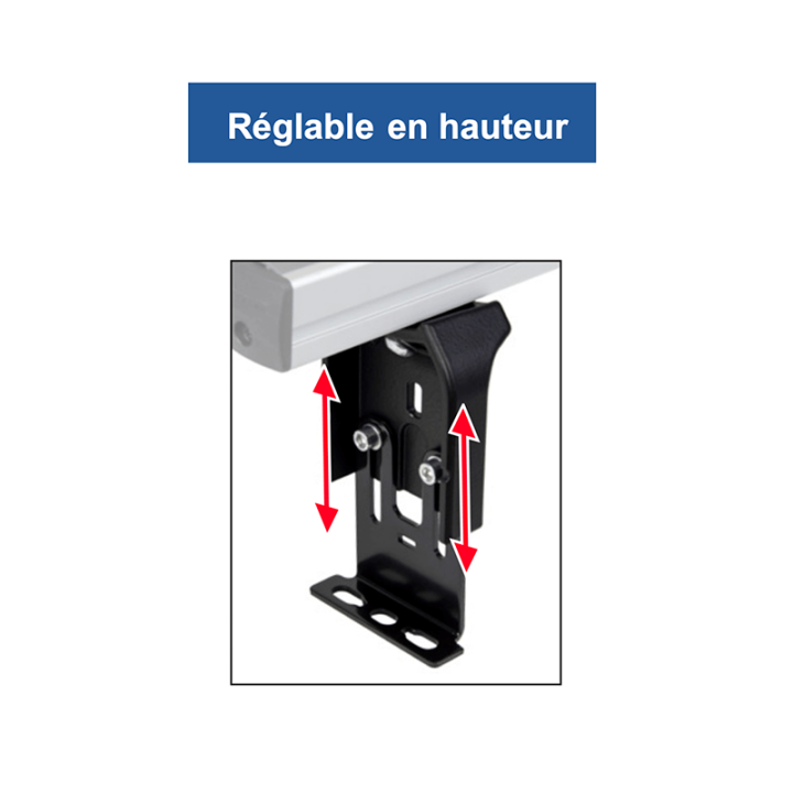 Barres de toit réglables en hauteur