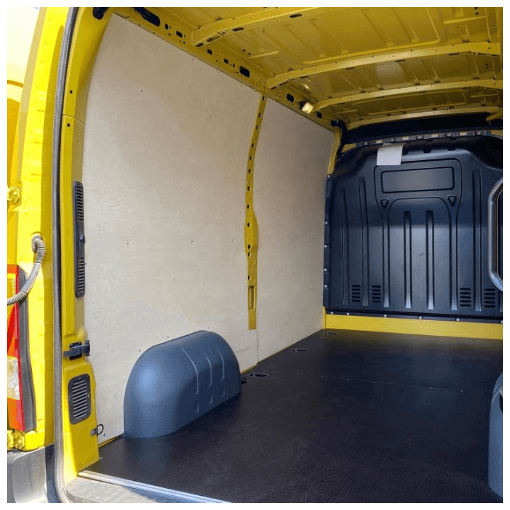 Habillage bois brut parois Fiat Ducato 2006+ Double Cabine - photo non contractuelle