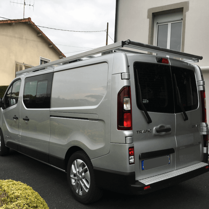 Galerie Nissan NV300 en aluminium