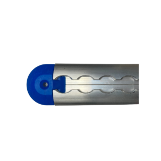 Embout plastique rond pour rail aéro semi circulaire Embout plastique rond pour rail aéro semi circulaire