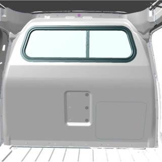 Cloison de séparation Renault Kangoo Van 2021+ Cloison de séparation Renault Kangoo Van 2021+